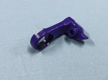 Fussrastenaufnahme vorne links violet für Kawasaki KLX650R