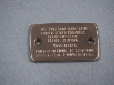 Deckel für Bremszylinder / Kupplungszylinder Suzuki LS650, VS, VL Intruder
